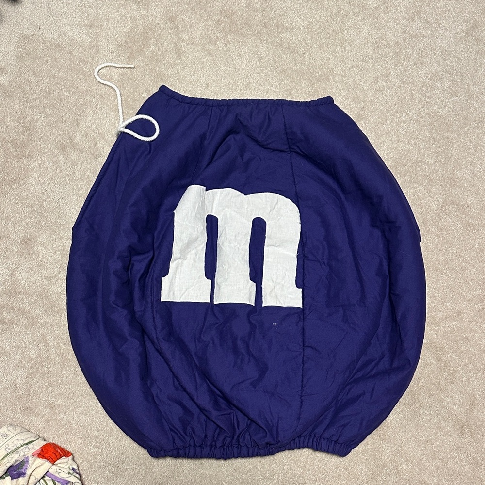 Vintage homemade M&M costume